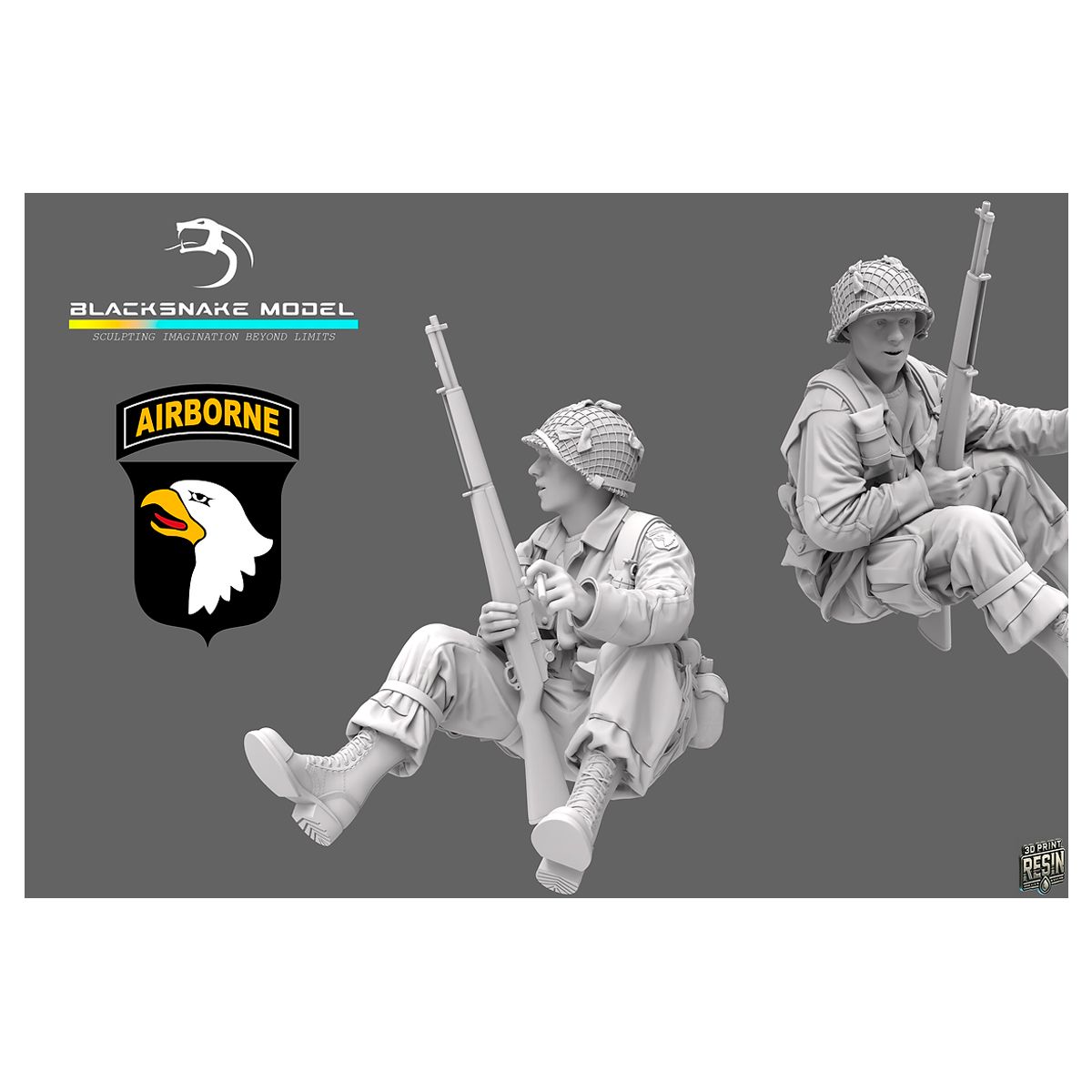 1:35 101st Airborne Soldier 21