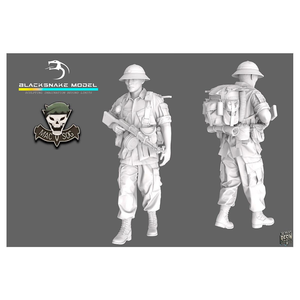 1:35 MACV SOG Soldier Vietnam 07