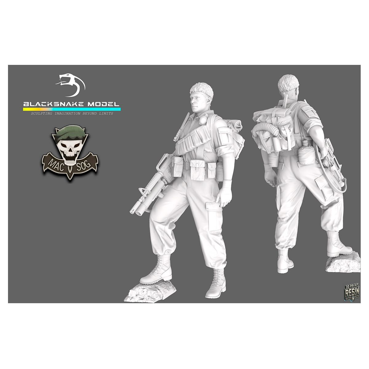 1:35 MACV SOG Soldier Vietnam 08