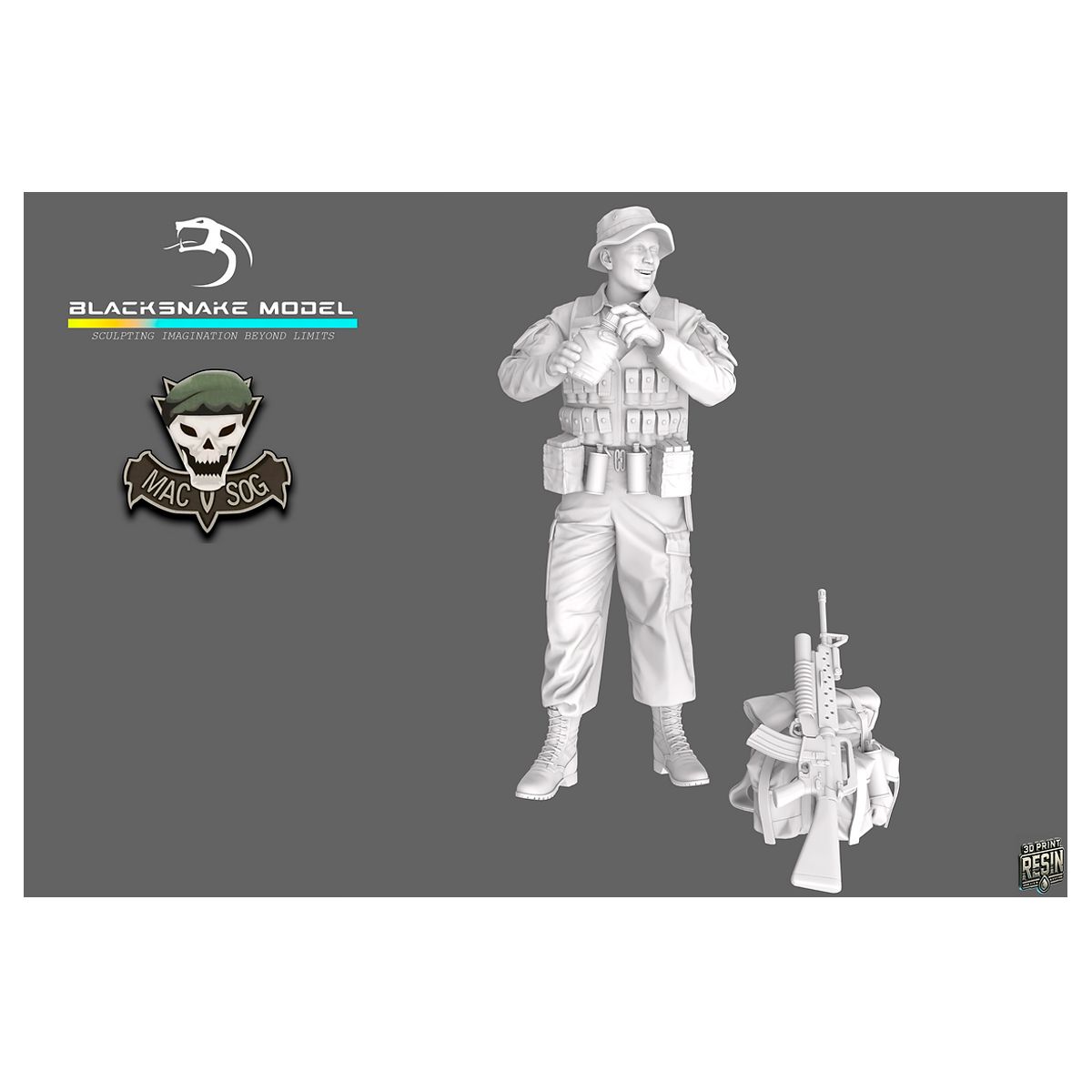 1:35 MACV SOG Soldier Vietnam 10