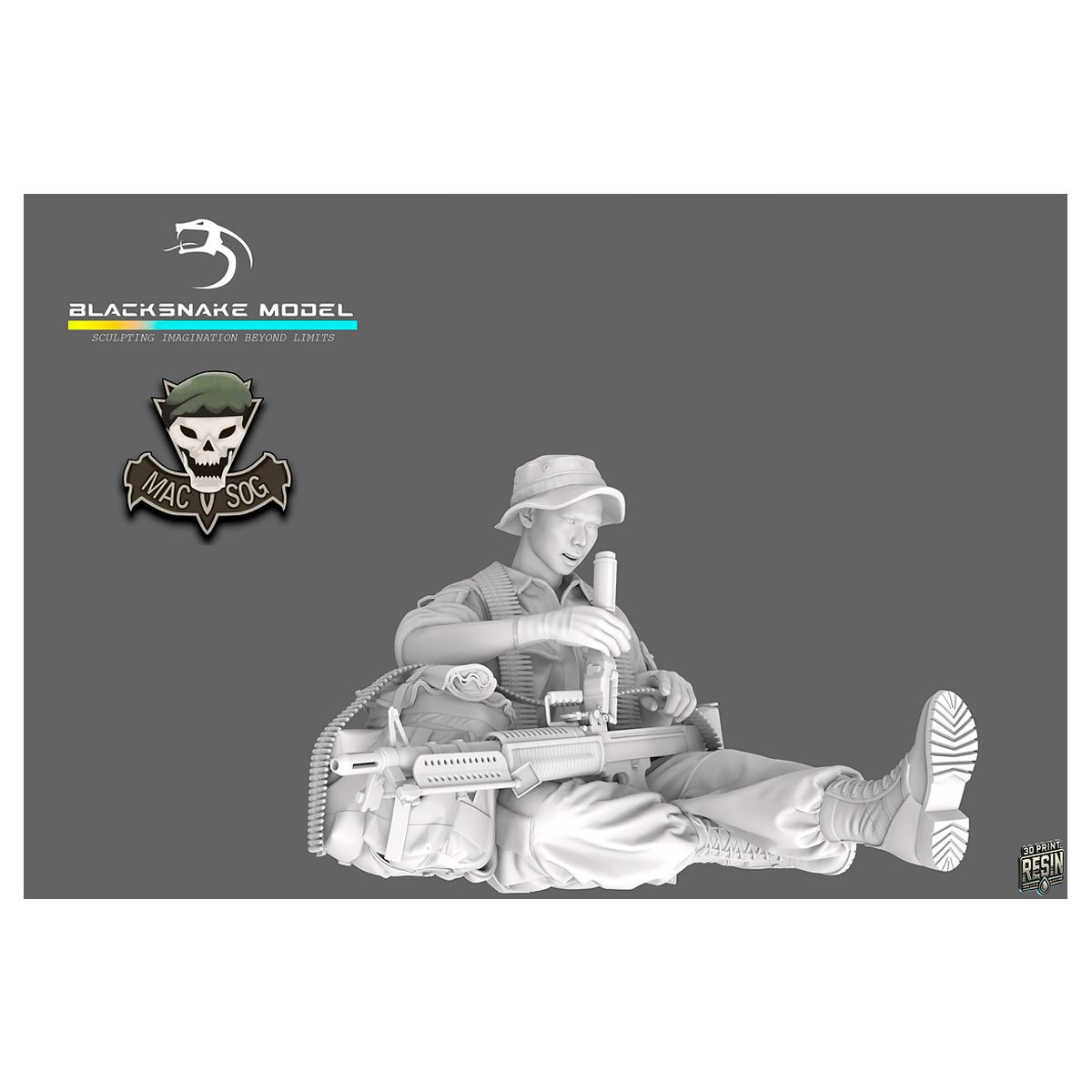 1:35 MACV SOG Soldier Vietnam 11