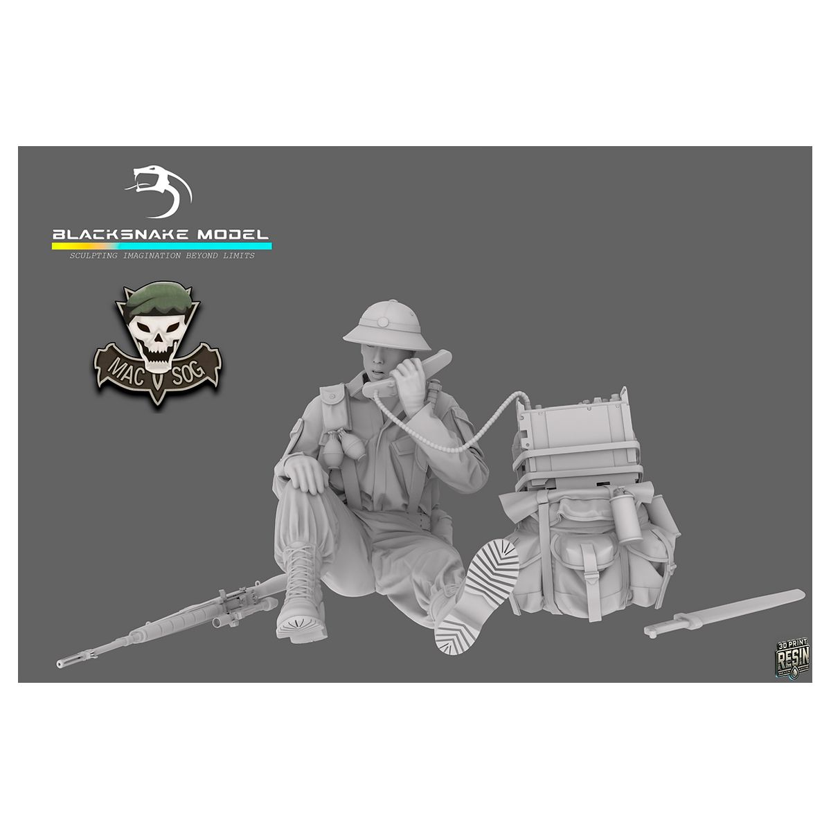 1:35 MACV SOG Soldier Vietnam 13