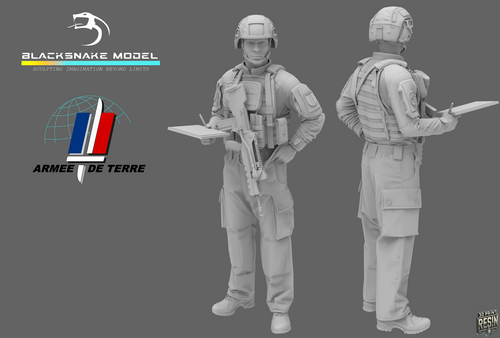 1:35 French Soldier 06 Chef de Tir