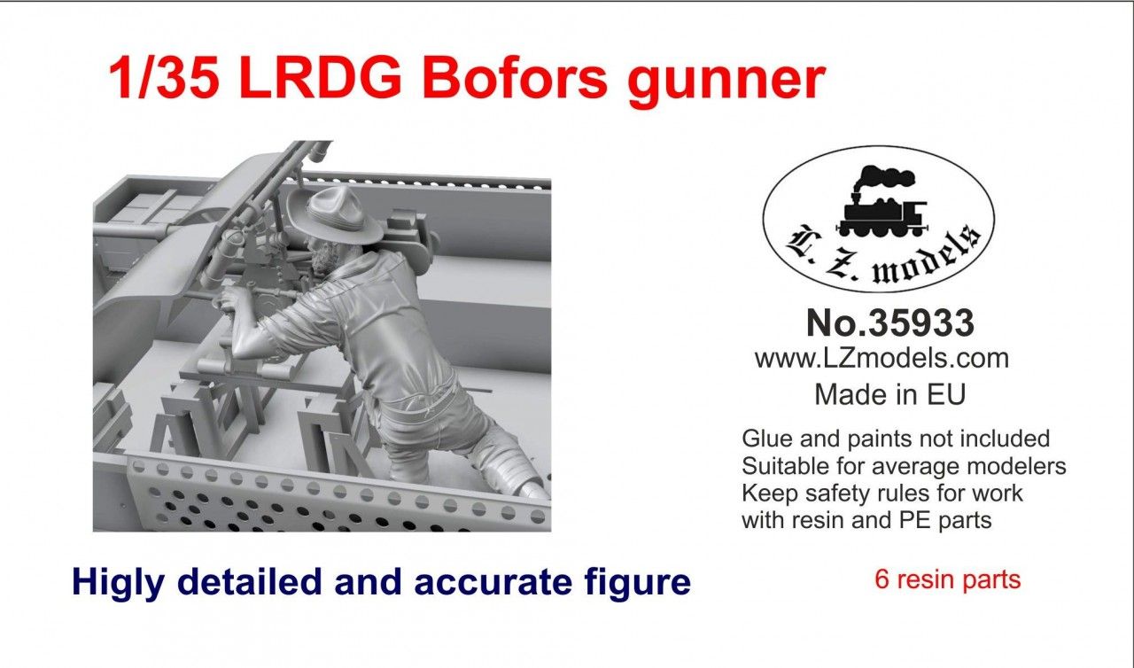 1:35 LRDG Bofors Gunner
