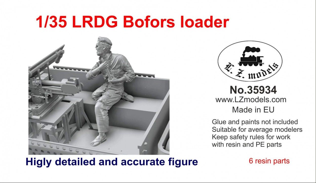 1:35 LRDG Bofors Gun Truck Loader