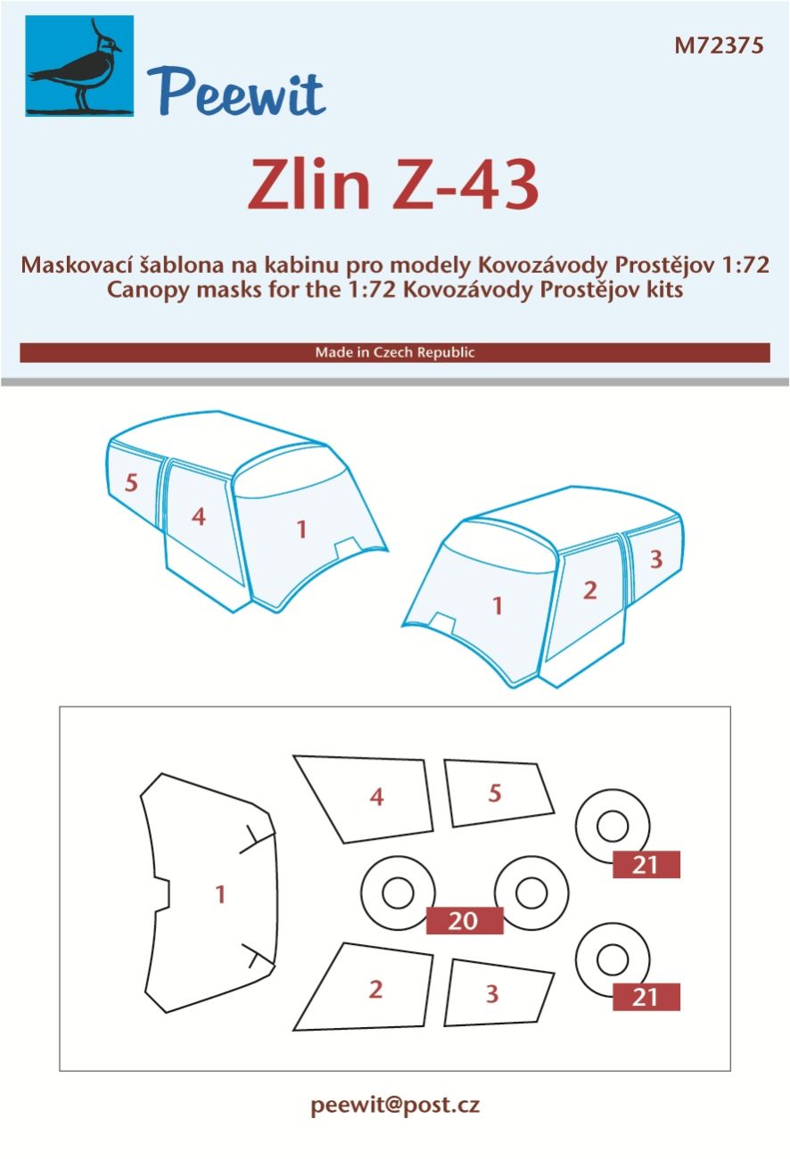 1:72 Zlin Z-43 
