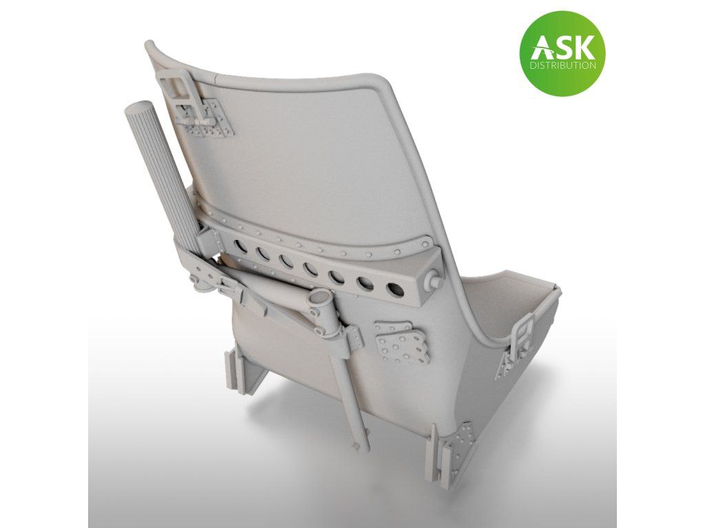 1:32 A5M Claude Seat with starting handle - 3D print