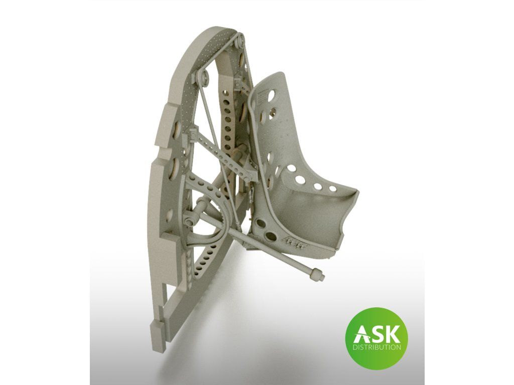 1:32 A6M Bulkhead with Seat in BOTTOM position - 3D rec. for Tamiya