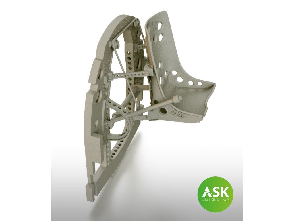 1:32 A6M Bulkhead with Seat in TOP position - 3D rec. for Tamiya