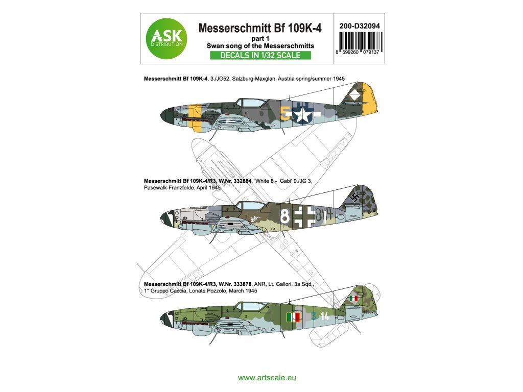 1:32 Bf 109K-4 part 1 - Swan song of the Messerschmitts
