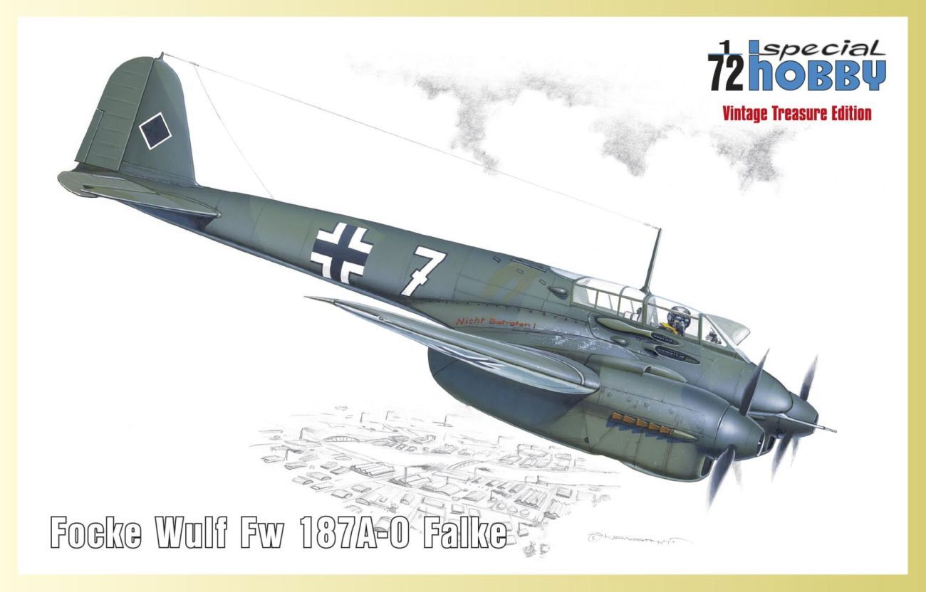 1:72 Focke Wulf Fw 187A-0 Falke