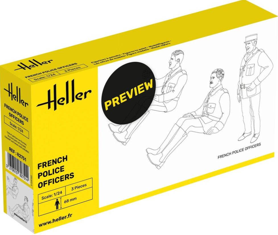 1:24 French Police Officers