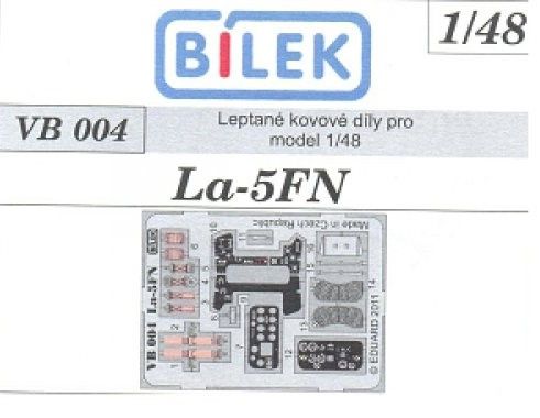 1:48 Lavochkin La5FN (Bilek) cockpit