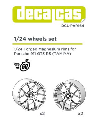 1:24 scale models: Forged Magnesium rims for Porsche 911 992 GT3 RS