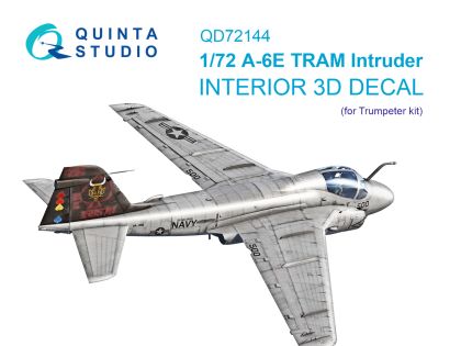 1:72 A-6E TRAM Intruder 3D-Printed & coloured Interior on decal paper (Trumpeter)