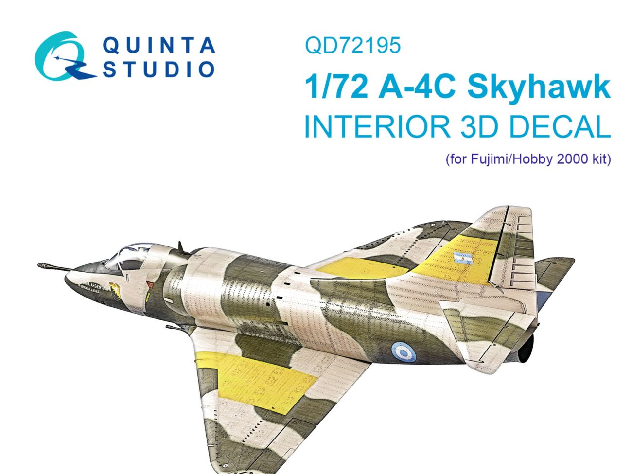 1:72 A-4C 3D-Printed & coloured Interior on decal paper (Fujimi/Hobby 2000)