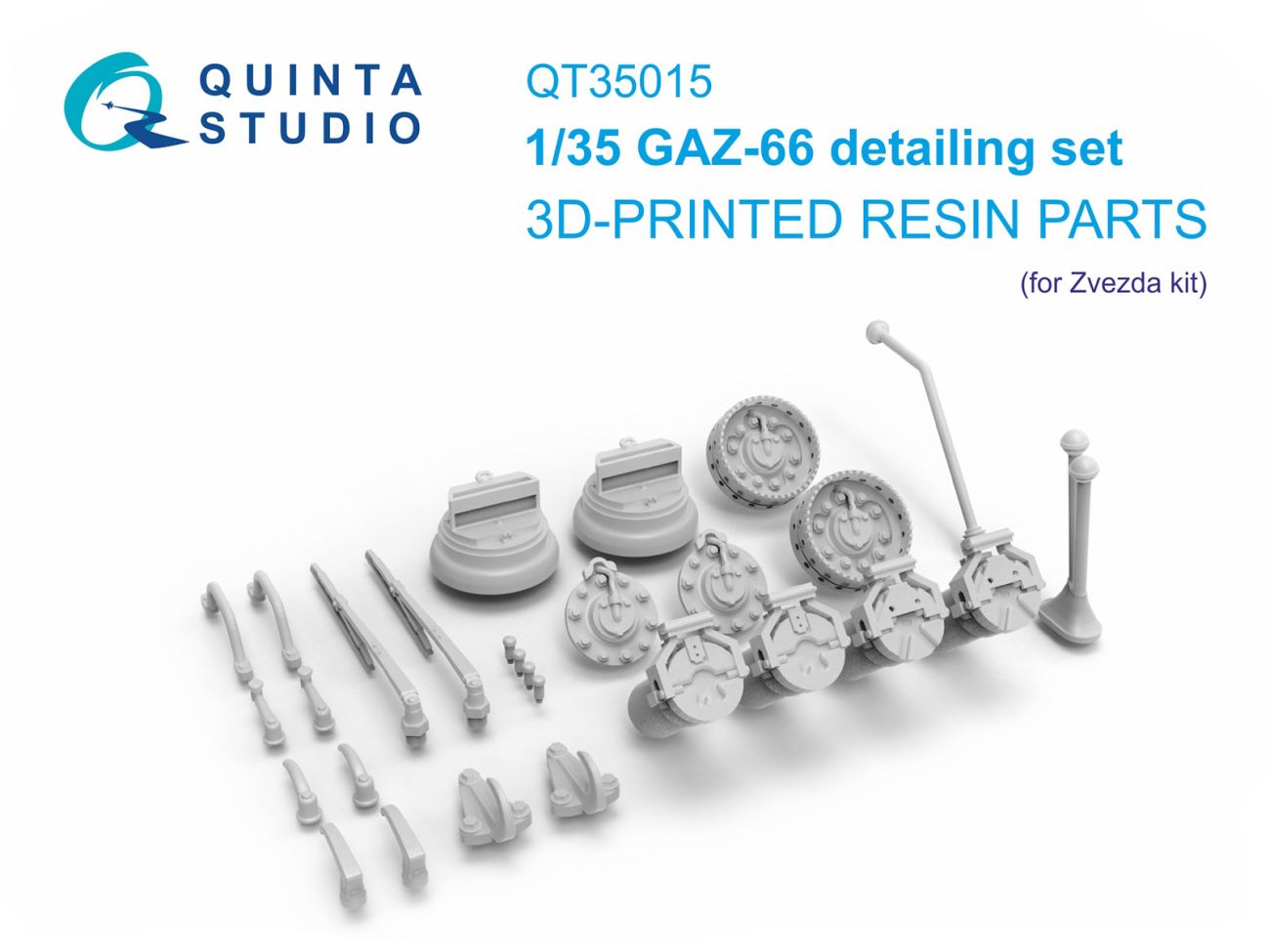 1:35 GAZ-66 detailing set (Zvezda)