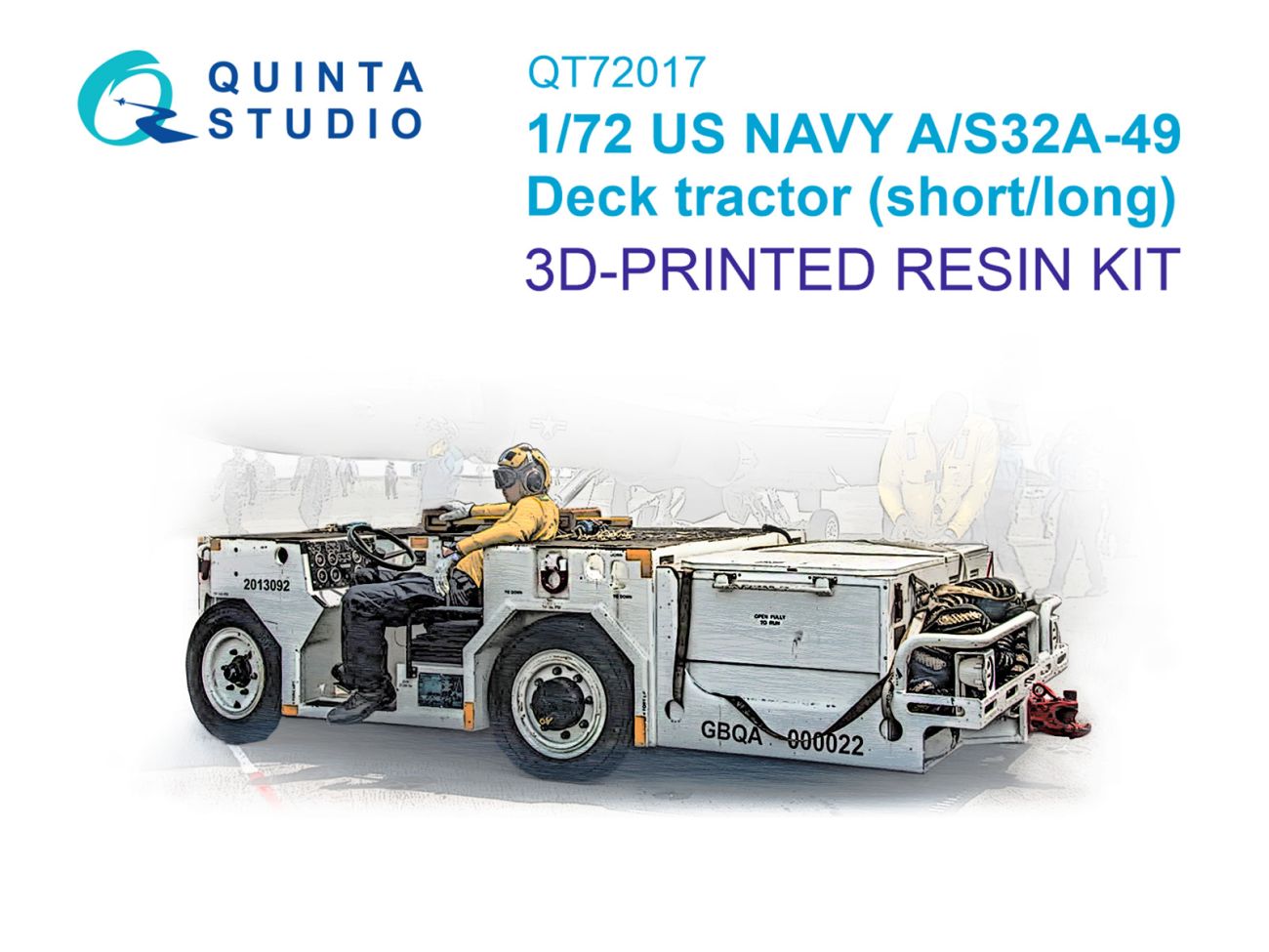1:72 US NAVY AS32A-49 Deck tractor, short/long version, Full kit