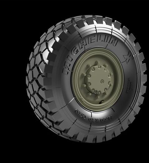1:35 Patriot Abschussrampe 15t Road Wheels (Michelin XZL)