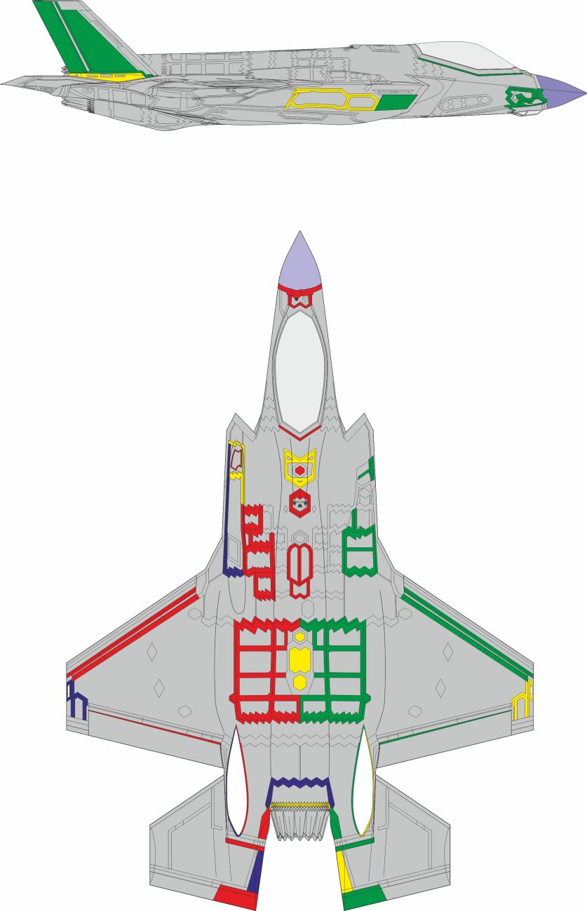 1:72 F-35A Lightning II RAM coating early