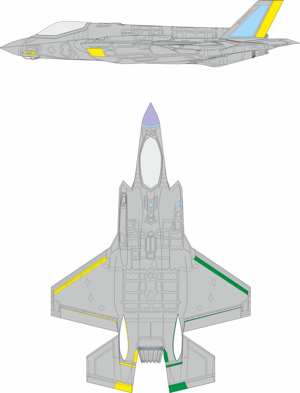 1:72 F-35A Lightning II RAM coating late