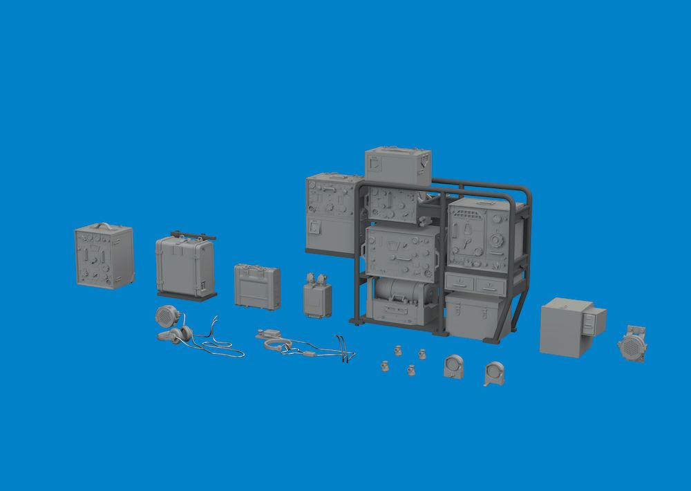 1:35 Sd.Kfz.251/6 Ausf.C radio equipment