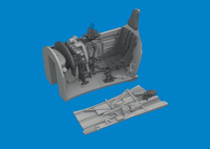 1:48 P-40E Warhawk cockpit w/ late seat