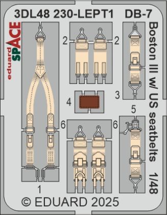 1:48 Boston III/US DB-7B w/ US seatbelts SPACE