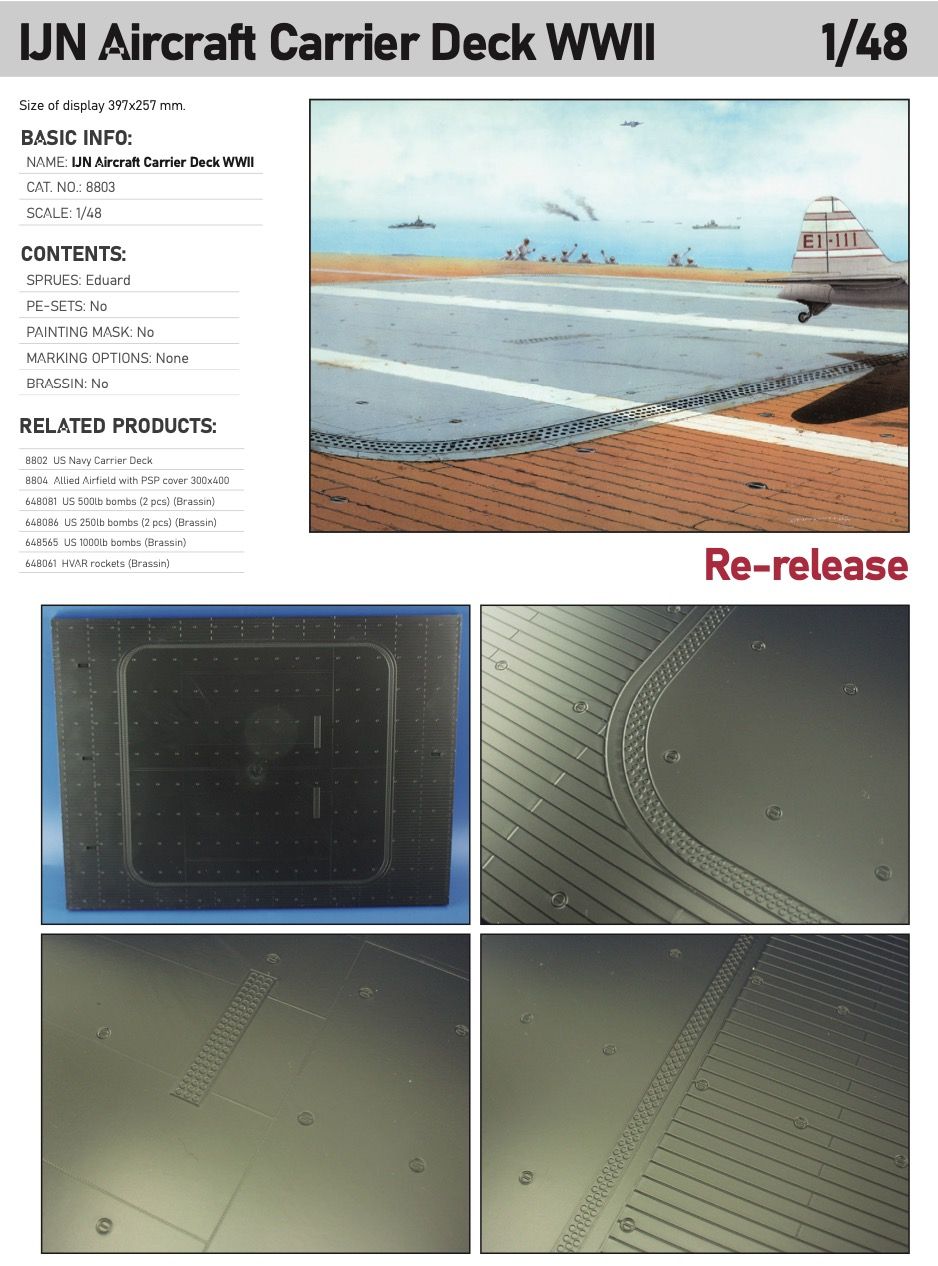 1:48 IJN Aircraft Carrier Deck section