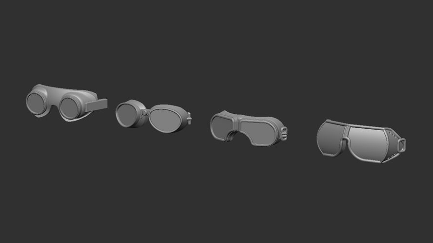 1:72 Glasses – German Army WWII