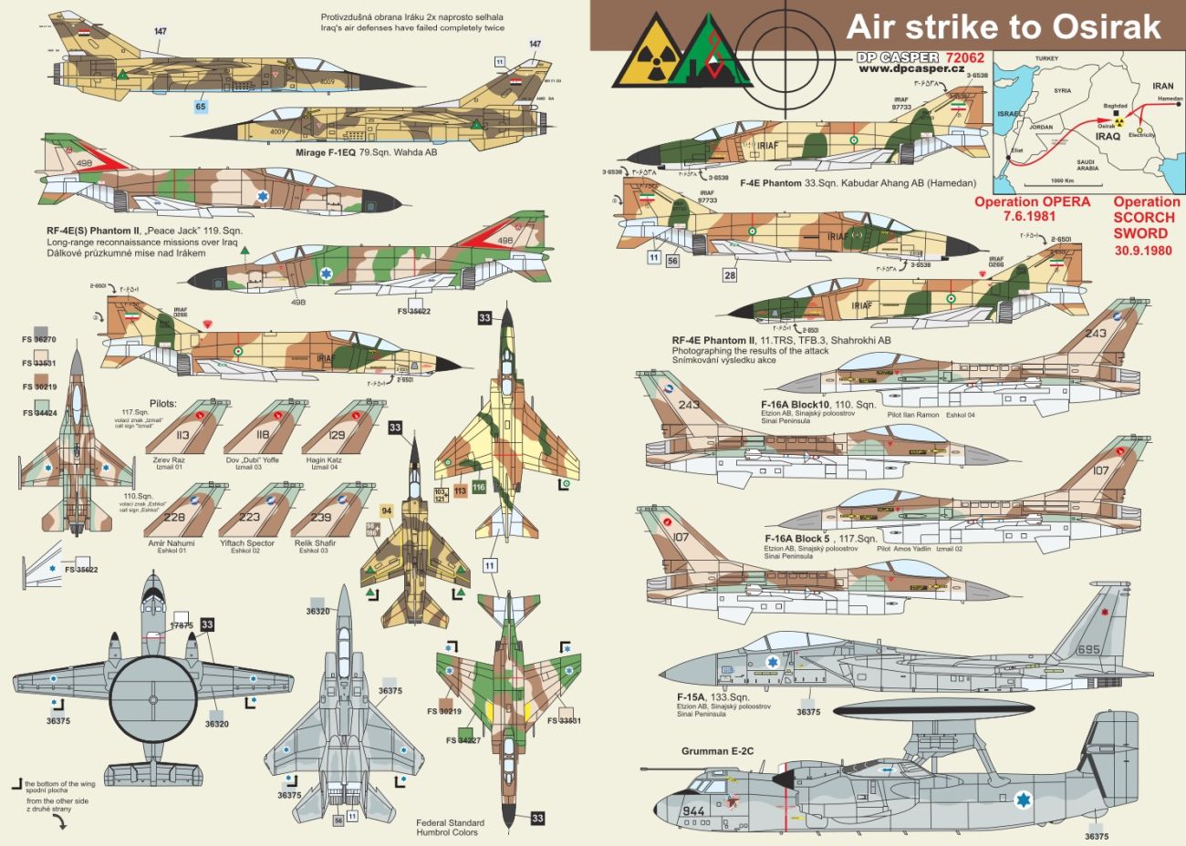 1:72 Air strike to Osirak.