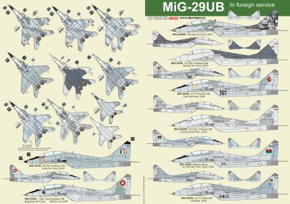 1:48 MiG-29UB in Foreign Service