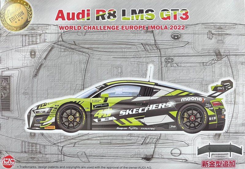 1:24 Audi R8 LMS GT3 World Challenge Europe IMOLA 2022 