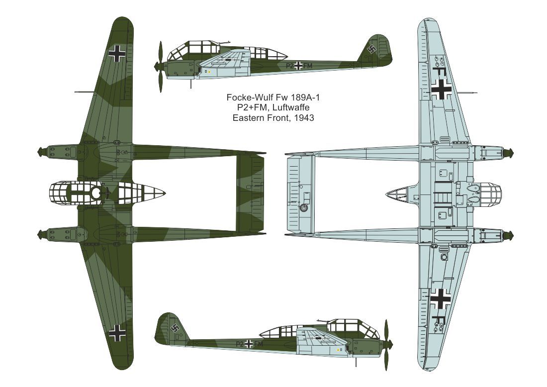 1:144 Focke-Wulf Fw 189A-1 (Eastern Front)