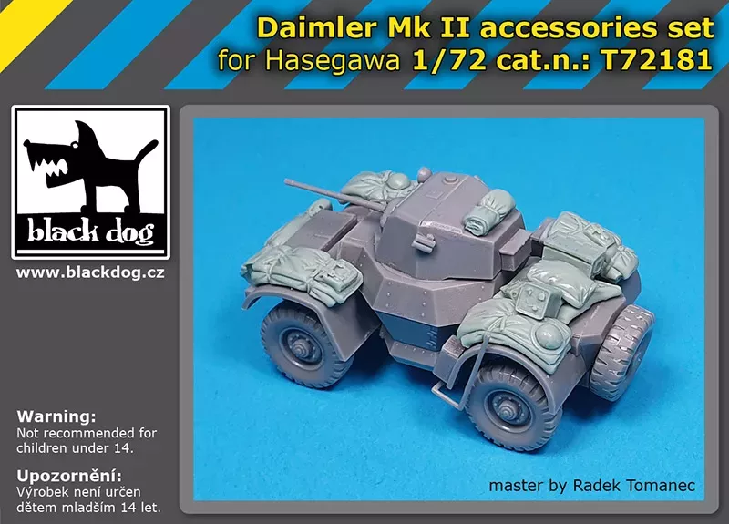 1:72 Daimler Mk II accessories set