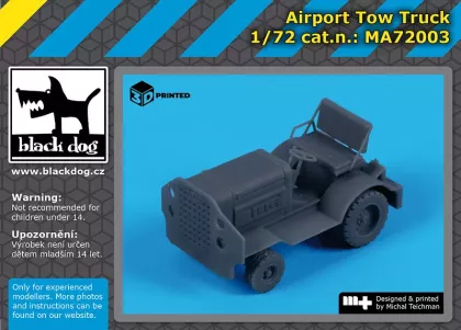 1:72 Airport tow truck