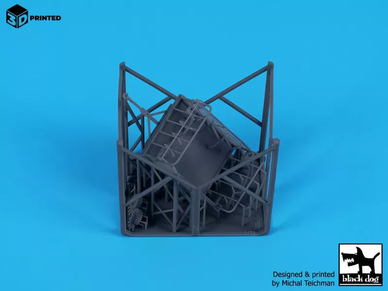 1:72 Baggage cart + suitcases