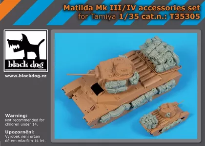 1:35 Matilda MK III/IV accessories set