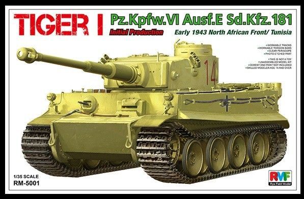 1:35 Tiger I Initial Production Early 1943 North African Front/Tunisia