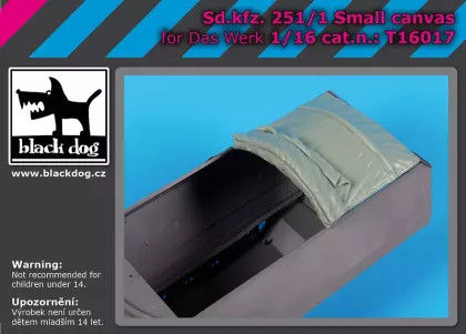 1:16 Sd.Kfz 251 /1 small canvas