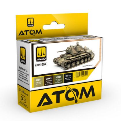ATOM WWII Soviet Vehicles Camouflage colors Set