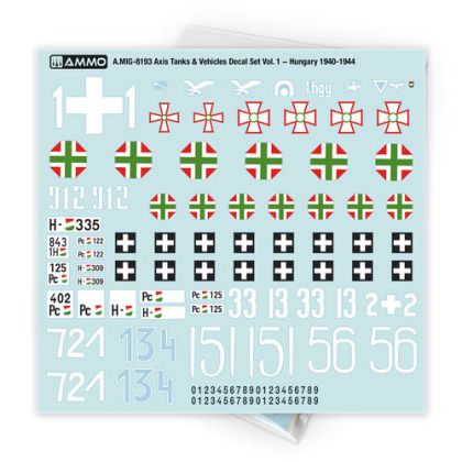 1:35 Axis Tanks & Vehicles Decal Set Vol. 1 − Hungary 1940-1944
