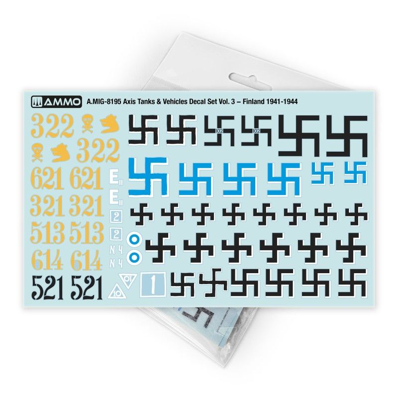 1:35 Axis Tanks & Vehicles Decal Set Vol. 3 − Finland 1941-1944