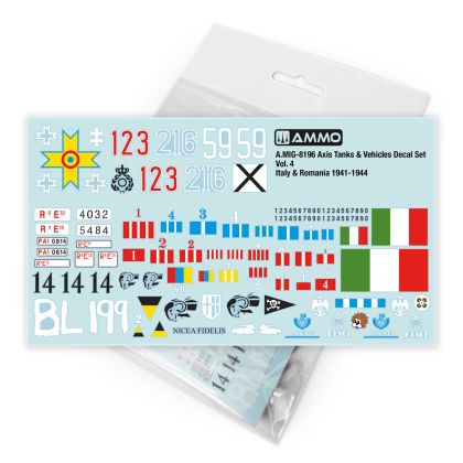 Axis Tanks & Vehicles Decal Set Vol. 4 − Italy & Romania 1941-1944