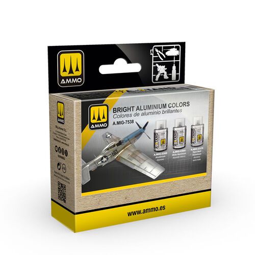 A-STAND Bright Aluminium Colors Set