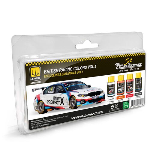 Cobra Motor British Racing Colors Vol.1 Set