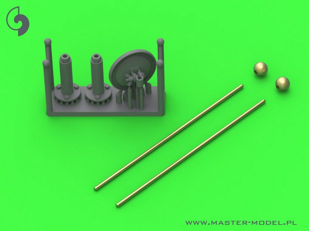 1:16 Width indicators for German vehicles (2pcs, SHORT - used e.g on Sd.Kfz. 250, 251)