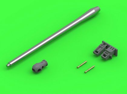 1:35 A34 Comet - 77mm HV gun barrel & Besa MG barrels with resin mounts (for Tamiya kit)