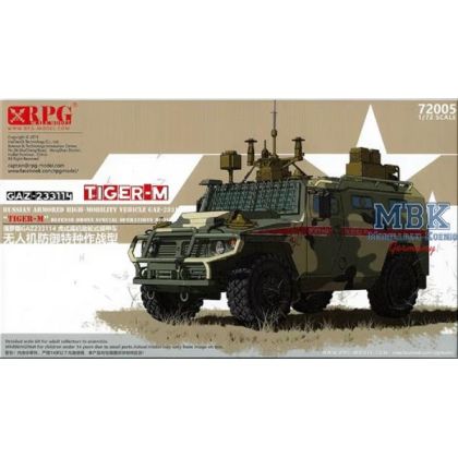 1:72 Russian GaZ 233114 TIGER-M Defense Drone Spec.Ops