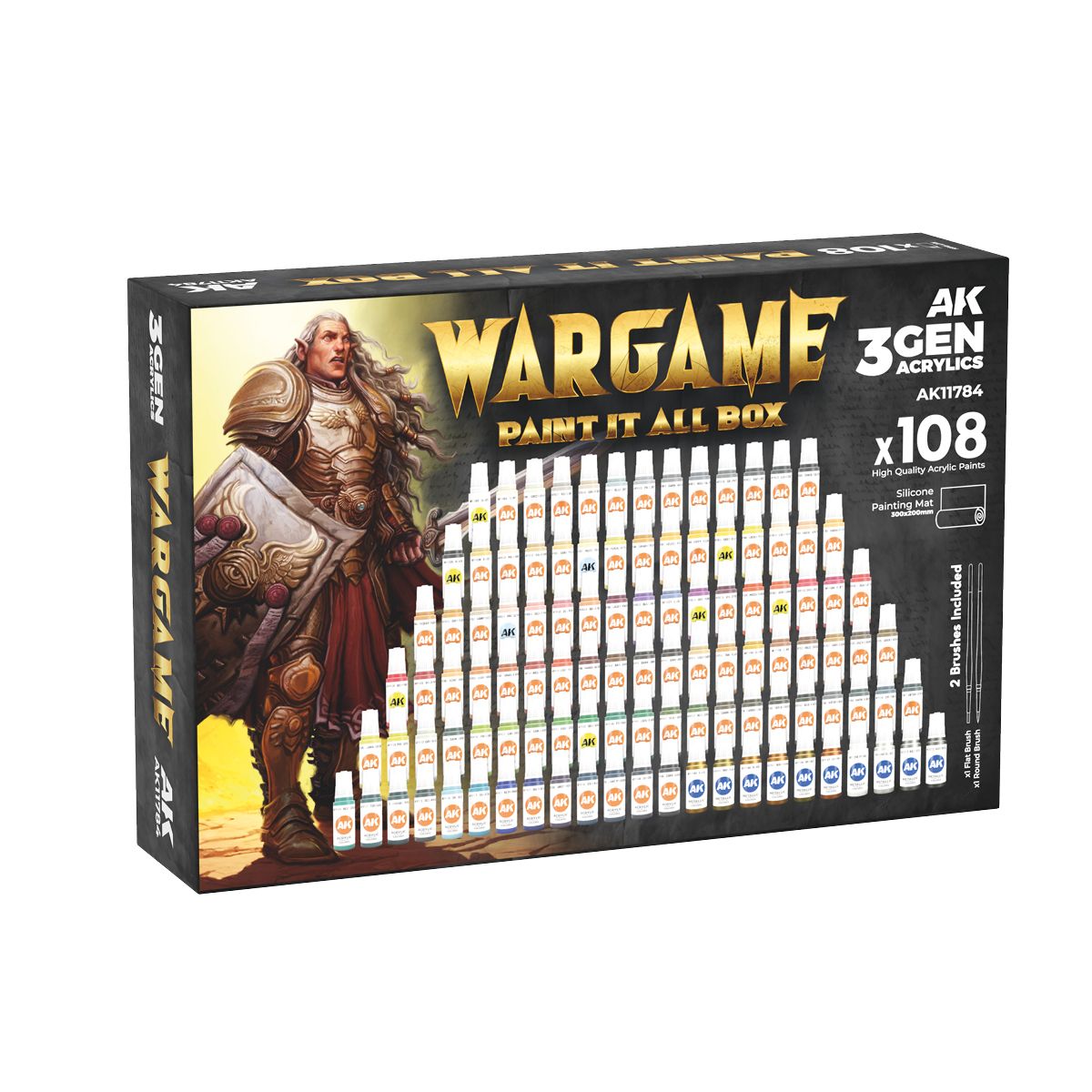 3GEN – WARGAME PAINT IT ALL BOX x108